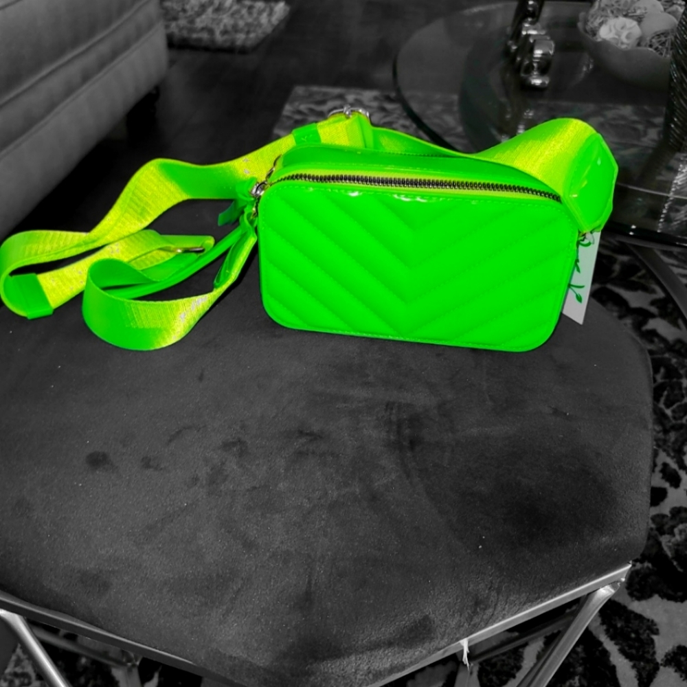 Neon Green Purse